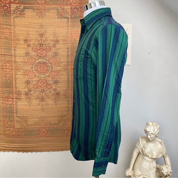 Dolce & Gabbana Striped Button Down Shirt Made In Italy - Picture 8 of 15